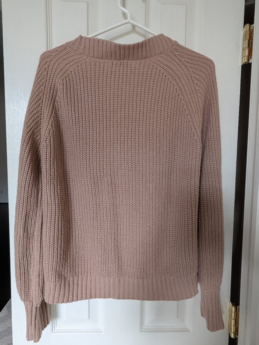 Zeagoo Oversized Mauve Cable Knit Cardigan | Small - Picture 2 of 4